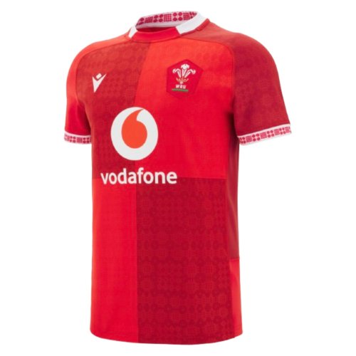 2025-2026 Wales WRU Home Slim Fit Rugby Shirt