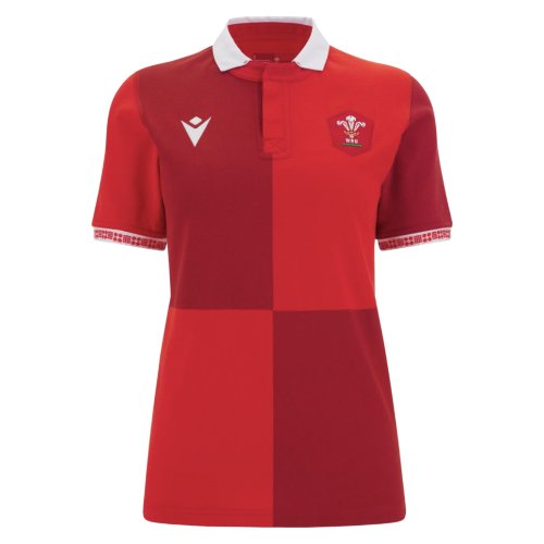 2025-2026 Wales WRU Home Cotton Rugby Shirt (Womens)