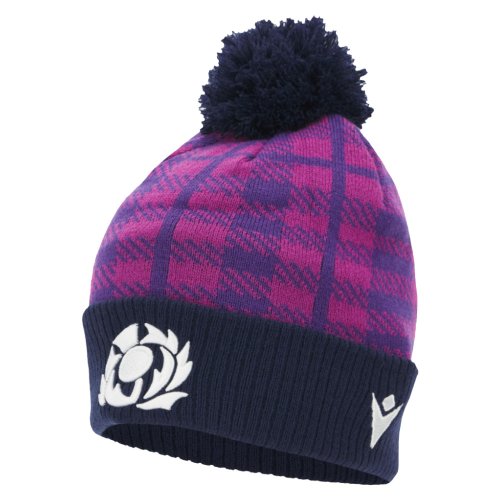 2025-2026 Scotland Rugby Pom Pom Beanie (Purple)
