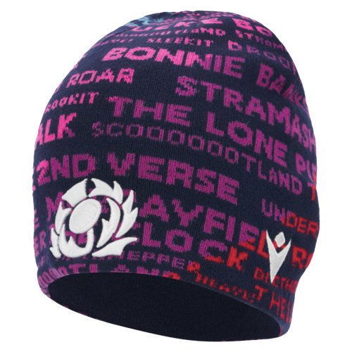 2025-2026 Scotland Rugby Skull Knit Beanie (Rainbow)