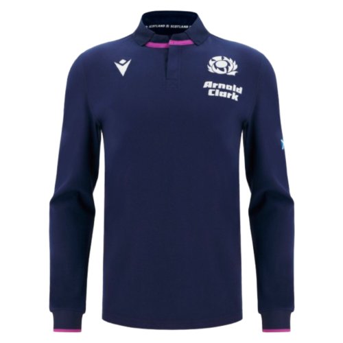 2025-2026 Scotland Rugby LS Cotton Home Shirt