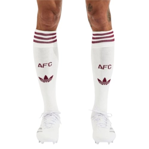 2025-2026 Arsenal Third Socks (White)