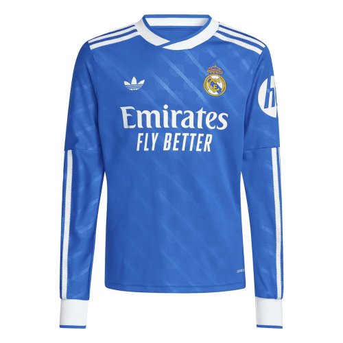 2025-2026 Real Madrid Long Sleeve Third Shirt (Kids)