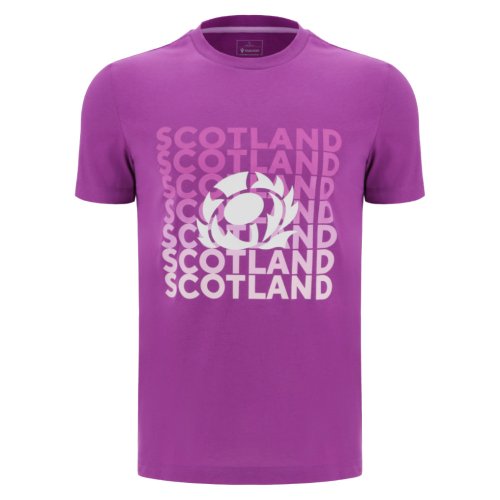 2025-2026 Scotland Leisure Rugby T-Shirt (Purple)