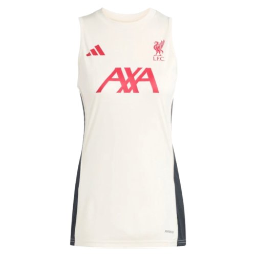 2025-2026 Liverpool Sleeveless Jersey (White) - Womens
