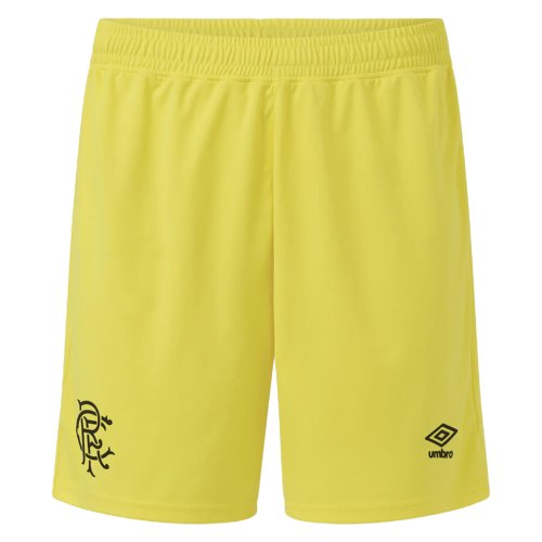 2025-2026 Rangers Goalkeeper Home Shorts (Yellow) - Kids