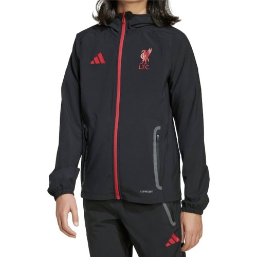 2025-2026 Liverpool Vis Tech Jacket (Black) - Kids