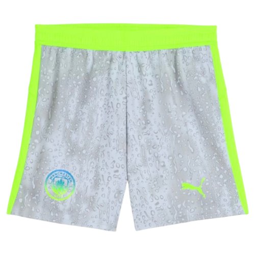 2025-2026 Man City Third Shorts (Cool Weather) - Kids