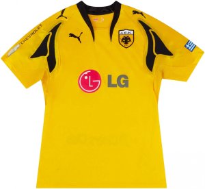 AEK Athens 2007-08 Home Shirt ((Good) XL)