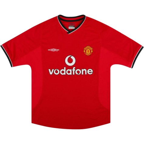 Manchester United 2000-02 Home Shirt (Youths XL) (Excellent)