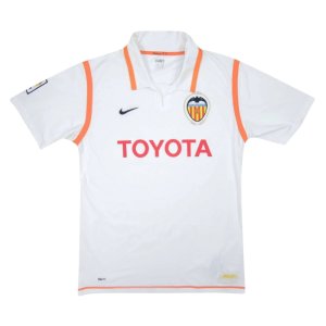 Valencia 2007-08 Home Shirt ((Excellent) S) Valencia 2007-08 Home Shirt ((Excellent) S)