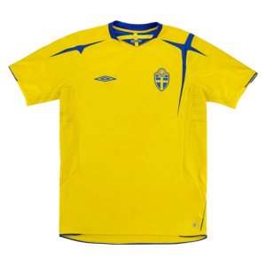 Sweden 2005-06 Home Shirt ((Excellent) XL) Sweden 2005-06 Home Shirt ((Excellent) XL)
