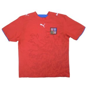 Czech Republic 2006-08 Home Shirt ((Good) L) Czech Republic 2006-08 Home Shirt ((Good) L)