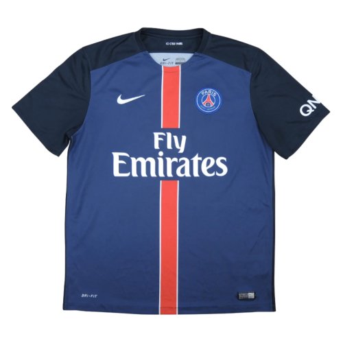 PSG 2015-16 Home Shirt (XL) (Mint)