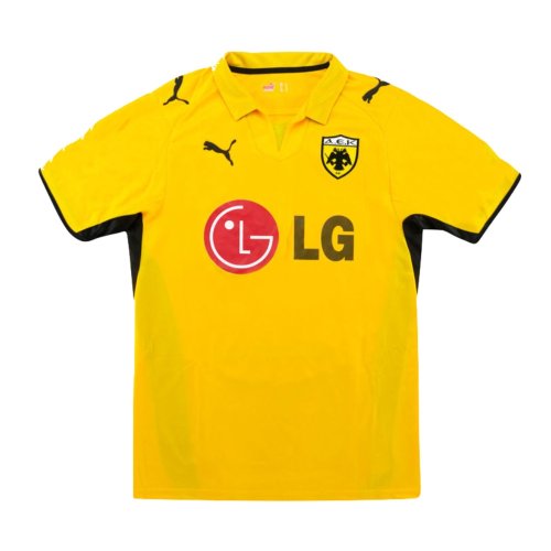 AEK Athens 2008-09 Home Shirt (M) (Good)