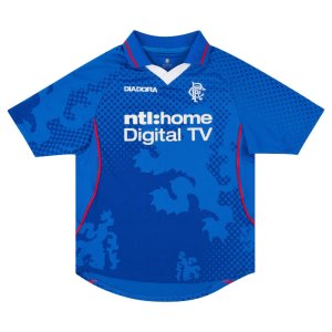 Rangers 2002-03 Home Shirt ((Very Good) XL) Rangers 2002-03 Home Shirt ((Very Good) XL)
