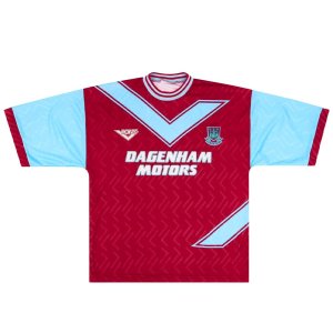 West Ham 1993-95 Home Shirt (Good) West Ham 1993-95 Home Shirt (Good)