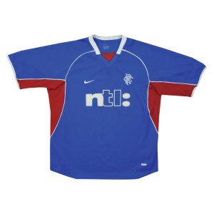 Rangers 2001-02 Home Shirt (L) (Excellent) Rangers 2001-02 Home Shirt (L) (Excellent)