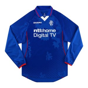 Rangers 2002-2003 Long Sleeved Home Shirt (XL) (Excellent) Rangers 2002-2003 Long Sleeved Home Shirt (XL) (Excellent)