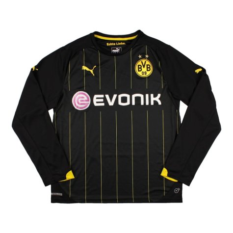 Borussia Dortmund 2014-16 Long Sleeve Away Shirt ((Very Good) M)