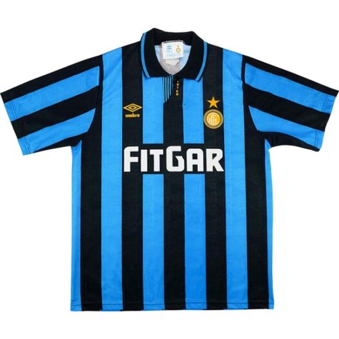 Inter Milan 1991-1992 Home Shirt (L) (Excellent)