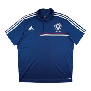 Chelsea 2012-13 Adidas Football Polo Shirt (XL) (Mint)