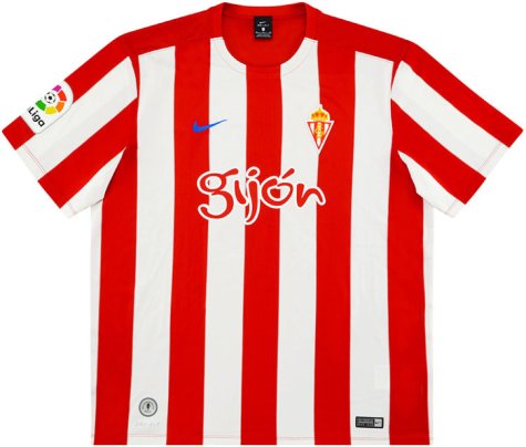 Sporting Gijon 2016-17 Home Shirt (xl) (Very Good)