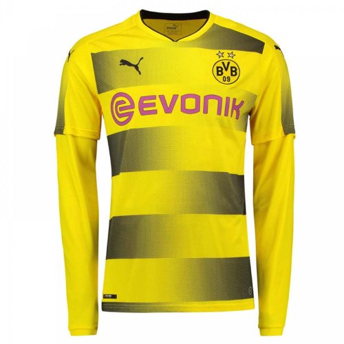 Borussia Dortmund 2017-18 Long Sleeve Home Shirt (S) (Excellent)