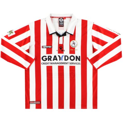 Sparta Rotterdam 2008-09 Home Long Sleeve Shirt (L) (Fair)