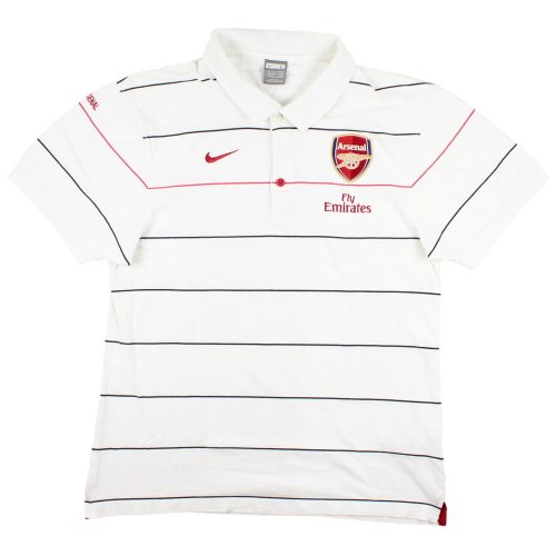 Arsenal 2008-09 Nike Polo Shirt. (L) (Excellent)