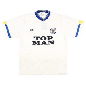 Leeds United 1990-91 Home Shirt (M) (Very Good) Leeds United 1990-91 Home Shirt (M) (Very Good)