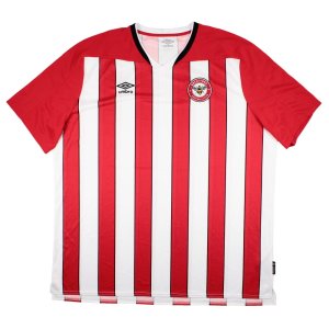 Brentford 2020-21 Home Shirt (Sponsorless) (4XL) (Excellent)