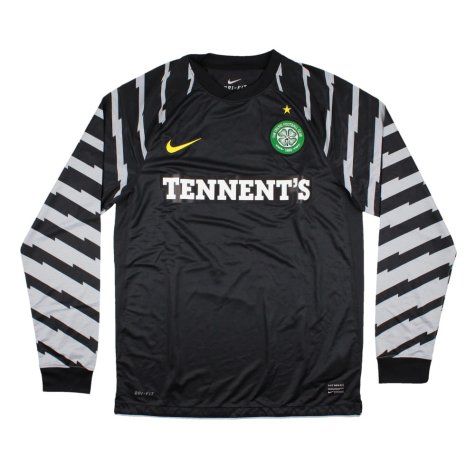 Celtic 2010-11 Goalkeeper Long Sleeve Shirt (M) (Mint)