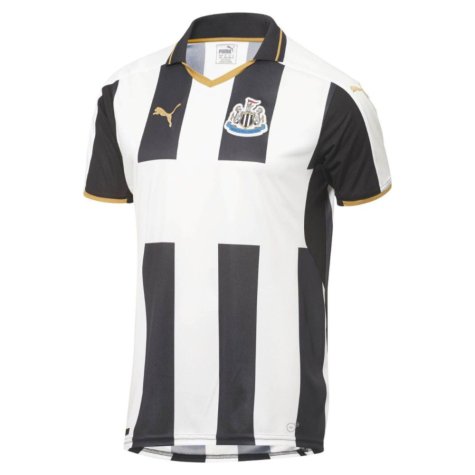 Newcastle United 2016-17 Sponsorless Home Shirt (M) (Excellent)