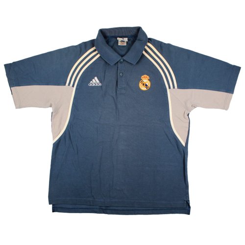 Real Madrid 1998-2000 Adidas Polo Shirt (L) (Excellent)