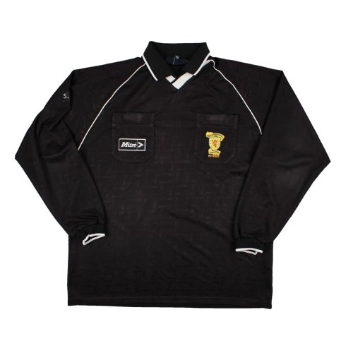 Scotland 1998-99 Mitre Long Sleeve Referee Shirt (XL) (Excellent)