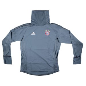 Bayern Munich 2010-11 Long Sleeve Adidas Training Top With Snood (M) (Excellent)