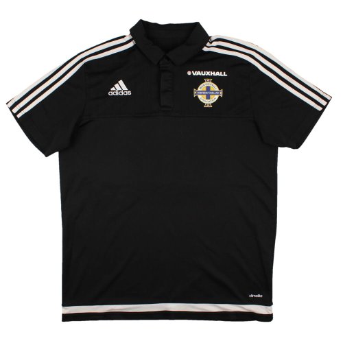 Northern Ireland 2016-17 Adidas Polo Shirt (L) (Very Good)