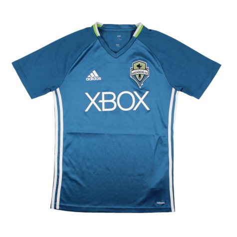 Seattle Sounders 2016-17 Adidas Training Shirt (S) (Very Good)