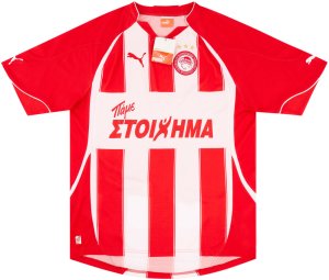 Olympiakos 2010-11 Home Shirt (M) (Good)