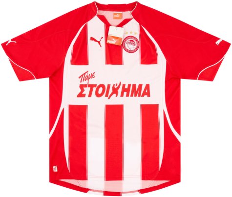 Olympiakos 2010-11 Home Shirt (M) (Good)