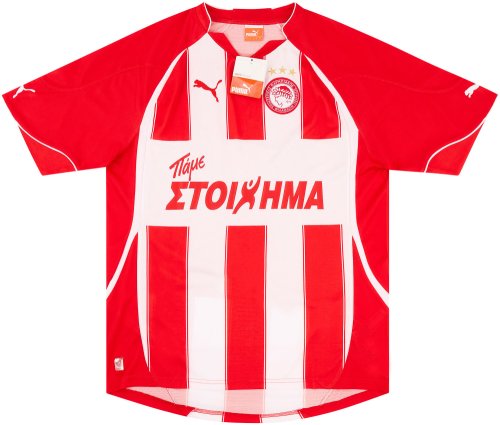 Olympiakos 2010-11 Home Shirt (M) (Good)