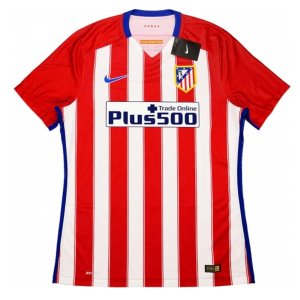 Atletico Madrid Adidas 2015-16 Home Authentic Football Shirt Atletico Madrid Adidas 2015-16 Home Authentic Football Shirt