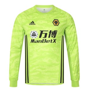 2019-2020 Wolves Home Adidas Goalkeeper Shirt 2019-2020 Wolves Home Adidas Goalkeeper Shirt