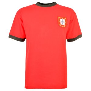 Portugal 1966 Short Sleeve Retro Football Shirt