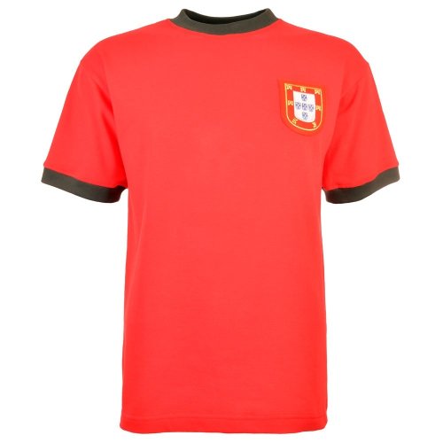 Portugal 1966 Short Sleeve Retro Football Shirt