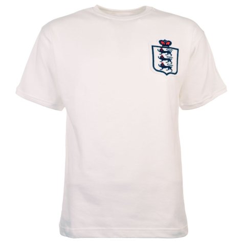 England White Retro Football Shirt