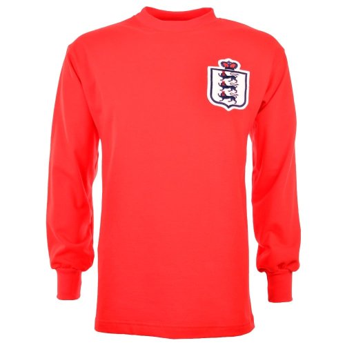 England L/S Retro Football Shirt Red