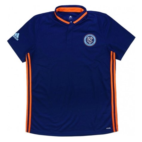 2015-16 New York City Adidas Team Polo (Navy)