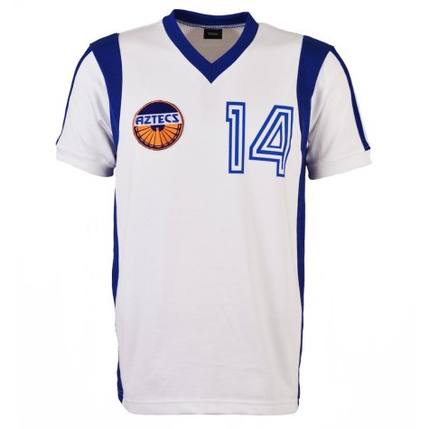 LA Aztecs 1979 No 14 Home Retro Football Shirt